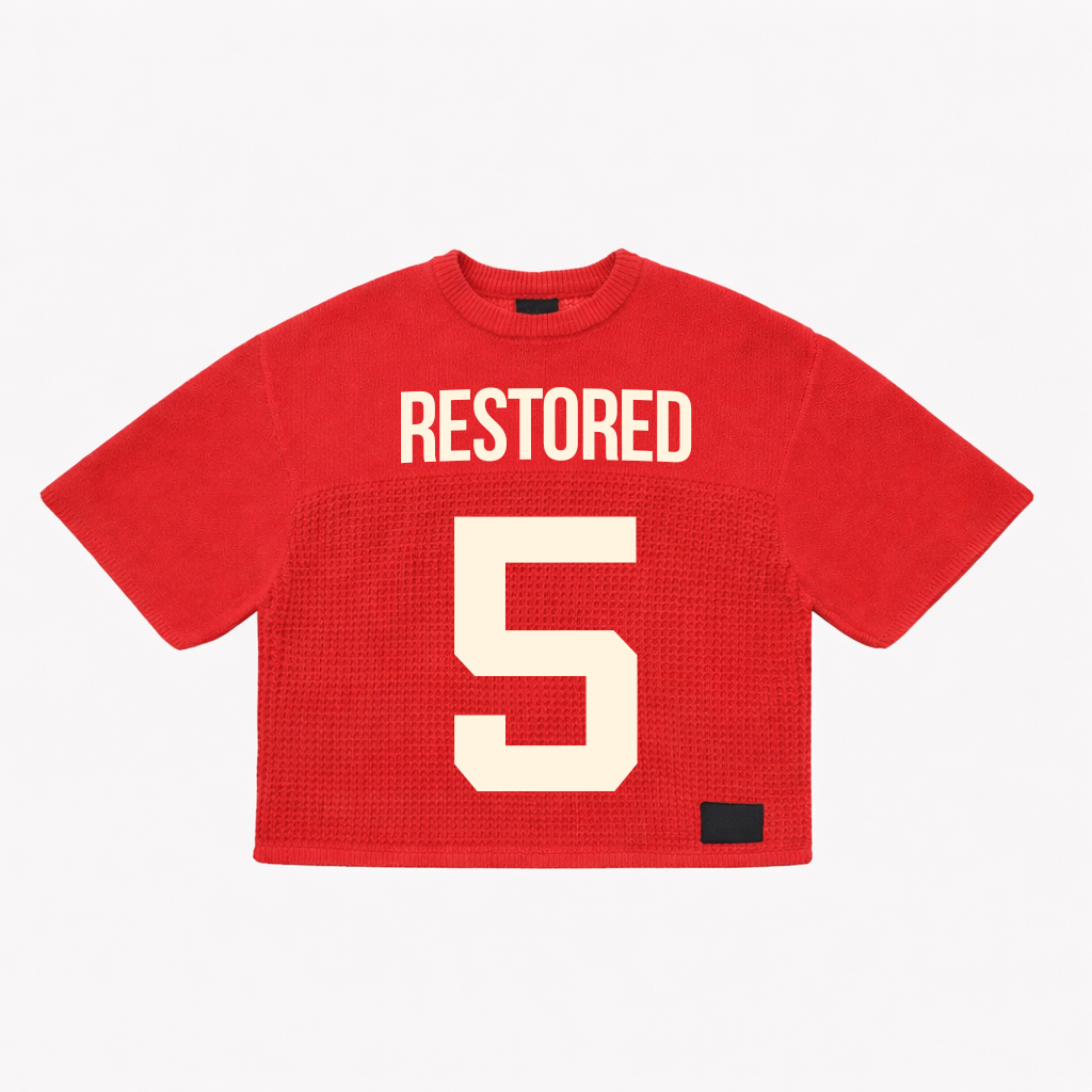Restored Jersey Tee Red