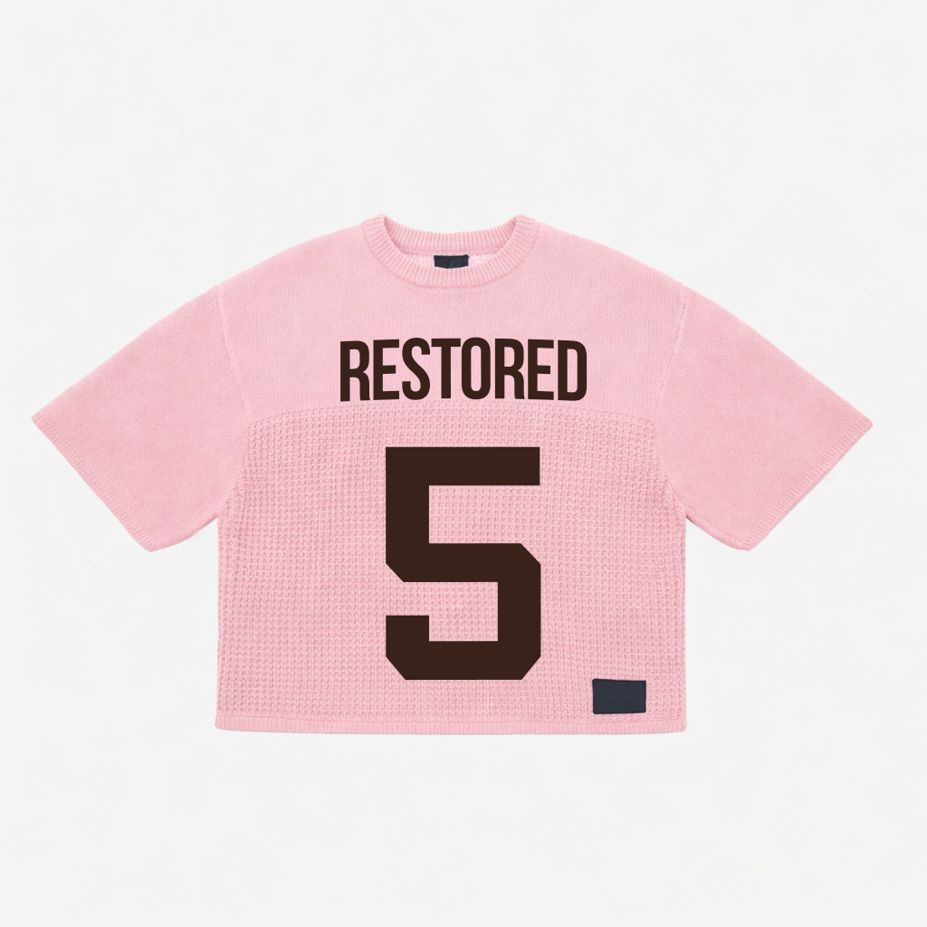 Restored Jersey Tee Pink