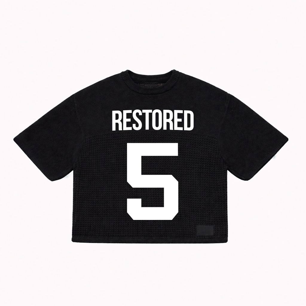 Restored Jersey Tee Black