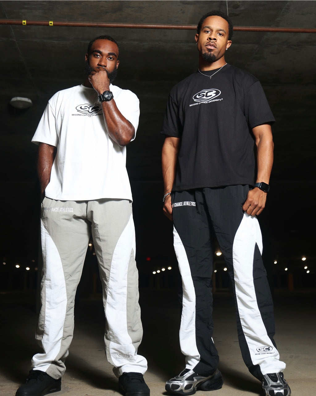 WHITE & BLACK LOGO TEE